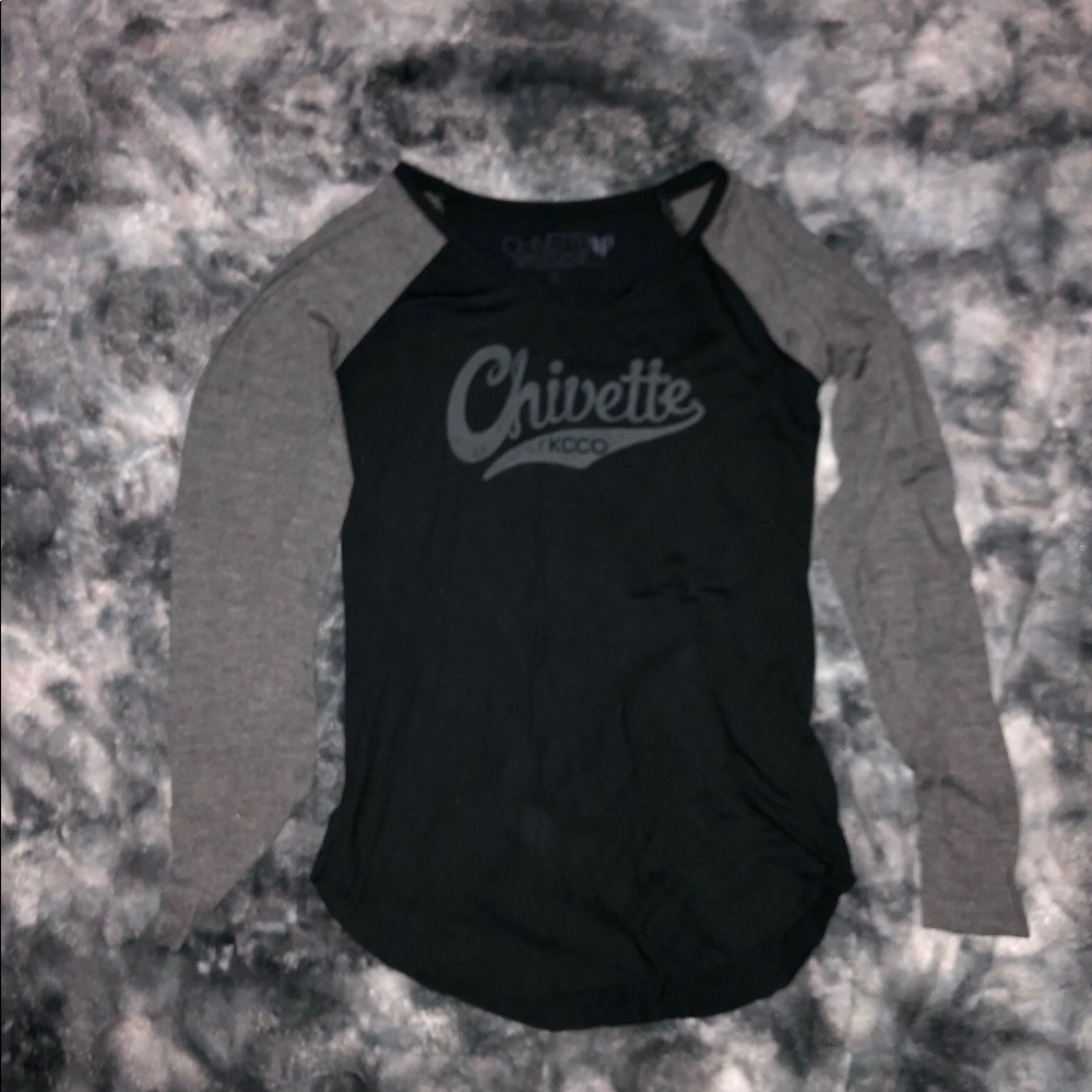 Chivette long sleeved baseball tee